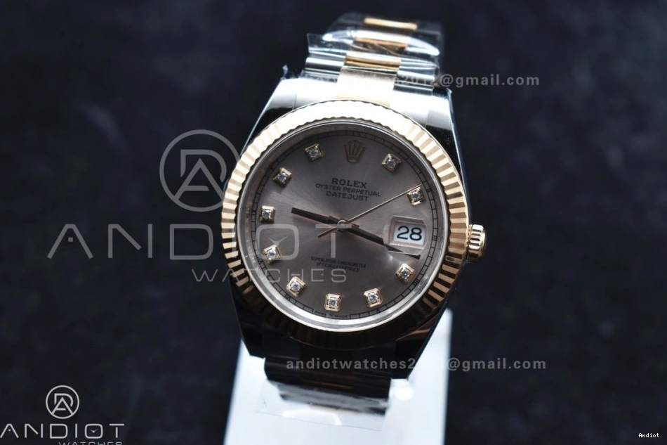 Jubilee Best 904L Dial RG 1:1 DateJust RG Edition Bracelet VR3235 41 Steel on 126331 Clean SS Diamonds 0509